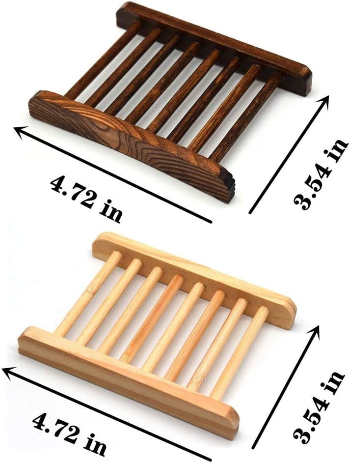 Wood Soap Dish (Dark or Light)