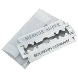 Merkur Super Platinum Double Edge Safety Razor Blades - 10/pk