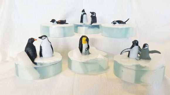 Playful Penguin Soap