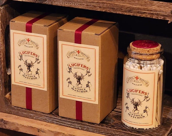 Lucifer's Candle Matches (80ct. 4 inch matches per Bottle) – Diehl