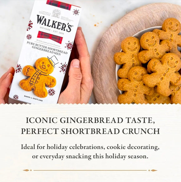Walkers Gingerbread Men Biscuits - 4.4oz. Box