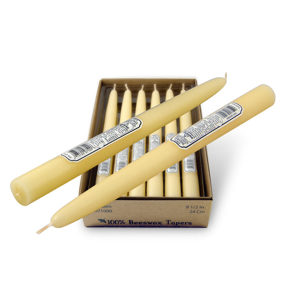 100% Beeswax Taper Candles - 10