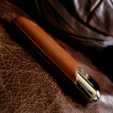 Dalvey of Scotland Cigar Case - Leather over Silver