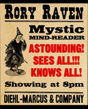 MENTALIST SHOW W/ RORY RAVEN - Friday March 13th, 8PM