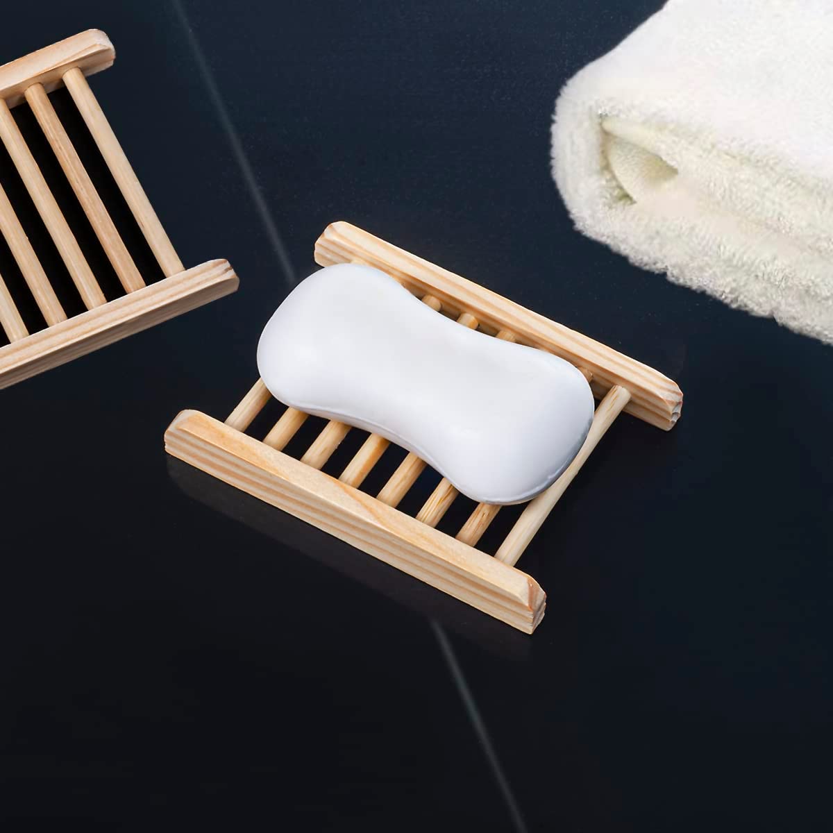 Soap Saver Pine Wood Dish Holder 🛀 Light or Dark Pine 🛀 Compare to Dr  Squatch!