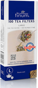 Finum Disposable Paper Tea Filter Bags - Various Sizes